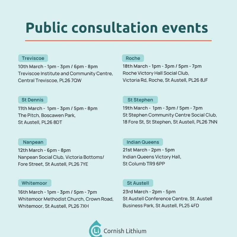 Poster of dates and times of consultation 